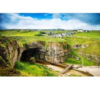 GLHUIOZ Puzzle Adulte 500 Pièces Abstrait Classique Kit Bricolage Jouet en Bois Cadeau Unique Décor À La Maison Écosse,Grande-Bretagne,Royaume-Uni,52x38cm