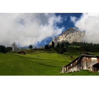 GLHUIOZ Puzzle Adulte 500 Pièces Abstrait Classique Kit Bricolage Jouet en Bois Cadeau Unique Décor À La Maison Suisse,Montagne,52x38cm