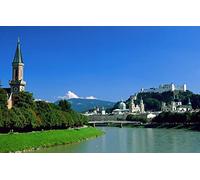 GLHUIOZ Puzzle Adulte 500 pièces - pour Adultes et Enfants dès 14 Ans - qualité supérieure Château,Chapelle,52x38cm