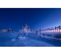 GLHUIOZ Puzzle Adulte 500 pièces - pour Adultes et Enfants dès 14 Ans qualité supérieure - Russie,Cathédrale de l'Exaltation de la Croix,52x38cm