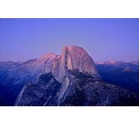 GLHUIOZ Puzzle Adulte 500 Pièces Puzzle 3D Affiche Salon Mur Art Creative Abstraite Décor À La Maison Californie,États-Unis,Clair de Lune,Parc National de Yosemite,Rocher de Granit 52x38cm