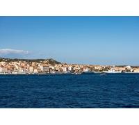 GLHUIOZ Puzzle Adulte 500 Pièces Puzzle 3D Affiche Salon Mur Art Creative Abstraite Hdpictures Décor À La Maison Bateau à Moteur sur la côte de la mer Italie Maddalena 52x38cm
