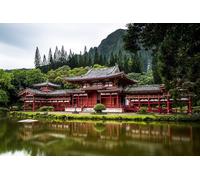 GLHUIOZ Puzzle Adulte 500 Pièces Puzzle 3D Affiche Salon Mur Art Creative Abstraite Hdpictures Décor À La Maison Kyoto Japon Temples Pagodes Ville 52x38cm