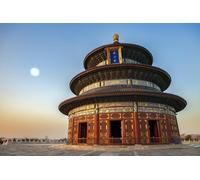 GLHUIOZ Puzzle Adulte - Puzzle 1000 p - Adultes et Enfants à partir de 14 Ans - Puzzle de qualité supérieure - Temples de Chine Temple Heaven Pékin 75x50cm