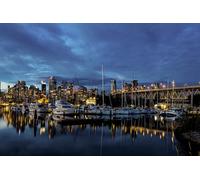 GLHUIOZ Puzzle Adulte - Puzzle 1000 pièces - pour Adultes et Enfants dès 14 Ans - Puzzle de qualité supérieure - Ponts de Yachts des Marinas du Canada 75x50cm