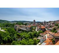 GLHUIOZ Puzzle Adulte - Puzzle 1500 p - Adultes et Enfants dès 14 Ans - Puzzle de qualité supérieure - Rivières de Bulgarie Tirnovo 87x57cm