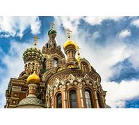 GLHUIOZ Puzzle Adulte - Puzzle 1500 p Temples de Saint-Pétersbourg, Russie 87x57cm
