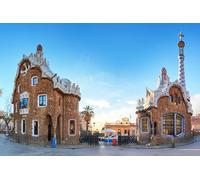 GLHUIOZ Puzzle Adulte - Puzzle 1500 pièces - pour Adultes et Enfants dès 14 Ans - Espagne Parcs Temples Parc Güell Barcelone 87x57cm