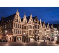 GLHUIOZ Puzzle Adulte - Puzzle 500 p - Challenge Puzzle - Pays-Bas Anvers Rue 52x38cm