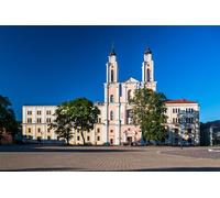 GLHUIOZ Puzzle Adulte - Puzzle 500 p Église jésuite de Lituanie 52x38cm