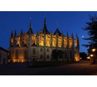 GLHUIOZ Puzzle Adulte - Puzzle 500 p Temples de la République tchèque Église de Barbara 52x38cm