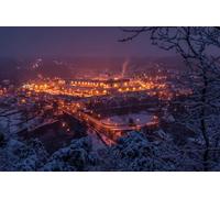 GLHUIOZ Puzzle Adulte - Puzzle 500 pièces - pour Adultes et Enfants dès 14 Ans - Puzzle de qualité supérieure - Paysages Ponts Rivières Allemagne Waldheim 52x38cm