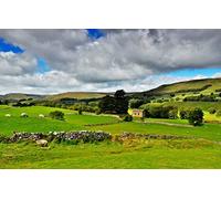 GLHUIOZ Puzzle de 1000 pièces,Adulte Impossible=,pour Adultes et Enfants à partir de 14 Ans National,Yorkshire Dales,Nord de l'Angleterre,75x50cm