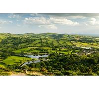 GLHUIOZ Puzzle de 500 pièces pour Adultes Impossible,Jeu d'adresse pour Toute la Famille pour à partir de 14 Ans Royaume-Uni,Parc Naturel régional de Tegs Nose,52x38cm