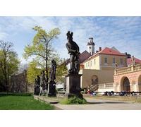 GLHUIOZ Puzzle Paysage 1000 Pièces - Convient pour Les Adultes - Aide à la Relaxation - Emboîtement Aisé des Pièces - Idéal pour Un Cadeau Châteaux Parcs Sculptures République 75x50cm