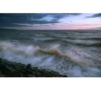 GLHUIOZ Puzzle Paysage 500 Pièces - Convient pour Les Adultes - Aide à la Relaxation - Emboîtement Aisé des Pièces - Idéal pour Un Cadeau Vagues,océan Atlantique,îles Malouines,52x38cm