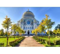 GLHUIOZ Puzzle Paysage | Puzzle 1500 Pieces | Puzzle Adulte | Puzzles Classiques | Temples de Saint-Pétersbourg en Russie 87x57cm