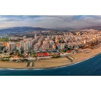 GLHUIOZ Puzzle Paysage | Puzzle 500 Pieces | Puzzle Adulte | Puzzles Classiques | Espagne Côte Province de Malaga 52x38cm