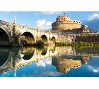 GLHUIOZ Puzzle Paysage | Puzzle 500 Pieces | Puzzle Adulte | Puzzles Classiques | Rome, Italie 52x38cm