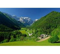 GLHUIOZ Puzzles pour Adultes 1000 PièCes Bois Hands on Game Famille DéCoration,Alpes,75x50cm