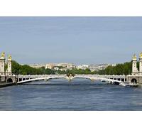 GLHUIOZ Puzzles pour Adultes 1000 PièCes Puzzles Puzzle Hands on Game Famille DéCoration Pont de France Paris 75x50cm