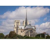 GLHUIOZ Puzzles pour Adultes 1500 PièCes Puzzles Puzzle Hands on Game Famille DéCoration France Religion Notre Dame Paris 87x57cm