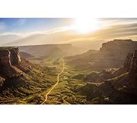 GLHUIOZ Puzzles pour Adultes 500 PièCes Bois Hands on Game Famille DéCoration,États-Unis,Mesa Arch,Parc National de Canyonlands,52x38cm