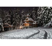 GLHUIOZ Puzzles pour Adultes 500 PièCes Bois Hands on Game Famille DéCoration Pologne,Manoir,52x38cm