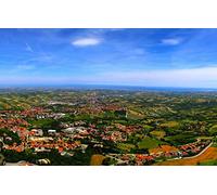 GLHUIOZ Puzzles pour Adultes 500 PièCes Bois Hands on Game Famille DéCoration Ville,Saint-Marin,Villes,Paysage Marin,52x38cm