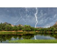 GLHUIOZ Puzzles pour Adultes 500 PièCes Hands on Game Famille DéCoration Lac,Arizona,Lac Granite Basin,52x38cm