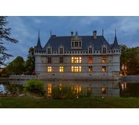 GLHUIOZ Puzzles pour Adultes 500 PièCes Puzzles Bois Puzzle Hands on Game Famille DéCoration France Chateau 52x38cm