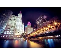 GLHUIOZ Puzzles pour Adultes 500 PièCes Puzzles Puzzle Hands on Game Famille DéCoration Ponts USA 52x38cm