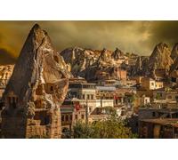 GLHUIOZ Puzzles Scénique de 1500 Pièces, Divertissement Créatif, Cassetête Classique pour Adultes et Enfants de 12+ Ans, Friends, Réunion Turquie Uchisar Cappadoce 87x57cm