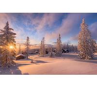 GLHUIOZ Puzzles Scénique de 500 Pièces,Cassetête Classique pour Adultes et Enfants de 12+ Ans,Friends,Réunion Paysages,52x38cm