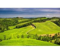 GLHUIOZ Puzzles Scénique de 500 Pièces,Cassetête Classique pour Adultes et Enfants de 12+ Ans,Friends,Réunion Italie,Toscane,52x38cm