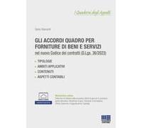 Gli Accordi Quadro Per Forniture Di Beni E Servizi Nel Nuovo Codice Dei Contratti Pubblici (D.Lgs. 36/2023)