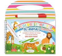 Gli animali. Colori magici a passeggio. Ediz. illustrata. Con pennarello ad acqua