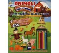 Gli Animali Della Fattoria. La Mia Valigetta Colora E Gioca. Con Adesivi