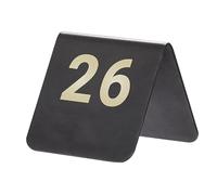 gli ospiti prenotano segnaletica del posto, 1-5/10/20, Black Titanium Stainless Steel Tent Style Restaurant Number Plate Reserved Seating Plate, Wedding Marriage Party 8×8cm(1 to 20)