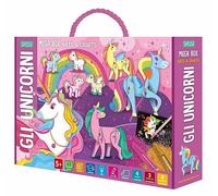 Les licornes – Méga coffret loisirs créatifs – Avec produits variés – Édition en couleurs – Sassi Junior