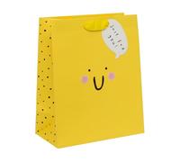 Glick Grand sac cadeau Cheeky Chops, 315 x 260 x 135 mm, sac de luxe recyclable pour anniversaires et célébrations