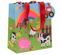 Glick Luxury Farmyard Grand sac cadeau d'anniversaire Multicolore 260 x 315 x 135 mm