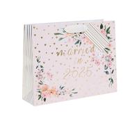 Glick Grand sac cadeau mariage 2025 recyclable 275 x 355 x 100 mm Multicolore