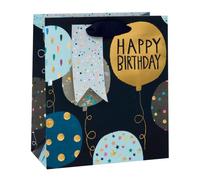 Glick Just For You Sac cadeau de luxe Bleu sarcelle Taille M 200 x 225 x 100 mm