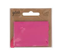 Glick Lot de 4 étiquettes cadeaux unies rose vif pour accessoiriser vos cadeaux - 7 x 5 cm