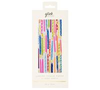 Glick Lot de 4 feuilles de papier de soie à motifs - Bougie vive - 500 x 750 mm