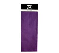 Glick Lot de 4 feuilles de papier de soie violet violet - Chaque feuille de papier de soie 750 mm x 500 mm - Pour emballage cadeau, loisirs créatifs
