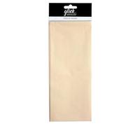 Glick Lot de 4 grandes feuilles de papier de soie Ivoire 750 x 500 mm
