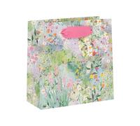 Glick Petit sac cadeau Cottage Garden Sac cadeau de luxe recyclable pour cadeaux spéciaux, 14 x 14 x 6 cm, papier de haute qualité, idéal pour les anniversaires et les célébrations