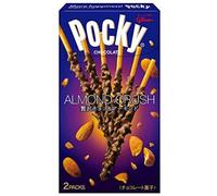 Glico Pocky Alomod Amande Crush Dagashi snack cookies au chocolat Japon
